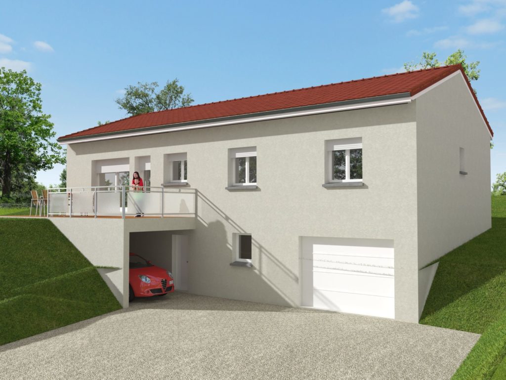 Projet construction maison à Vanosc de 90m2