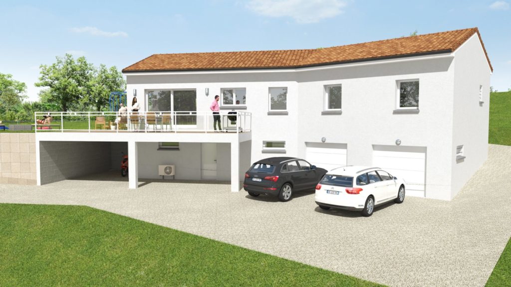 Projet construction maison à Limony de 90m2