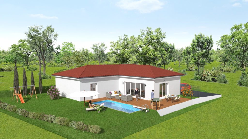 Projet construction maison à SAINT SORLIN EN VALLOIRE de 95m2