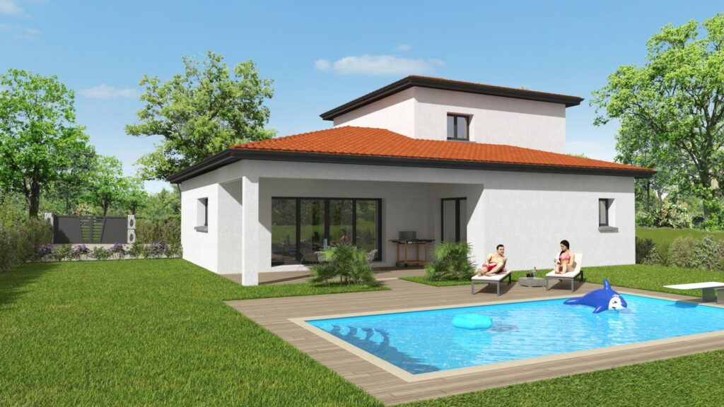 Projet construction maison à Davézieux de 110m2