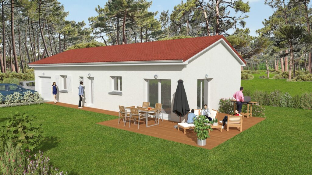 Projet construction maison à Annonay de 90m2