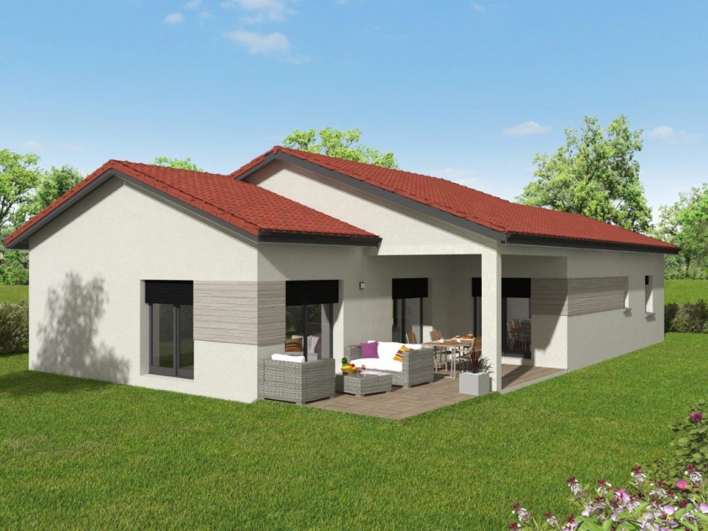 Projet construction maison à Peaugres de 100m2