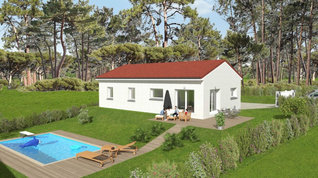 Projet construction maison à Saint Clair de 90m2