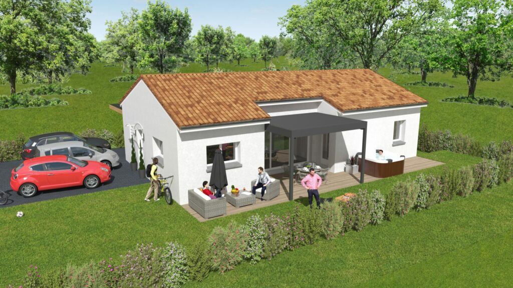 Projet construction maison à Albon de 85m2