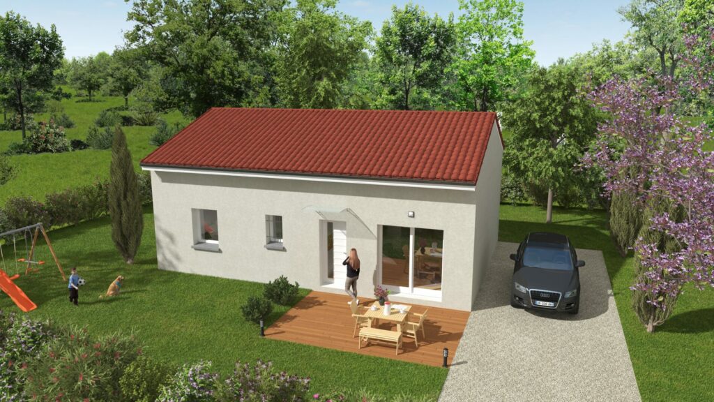 Projet construction maison à Saint Cyr de 70m2