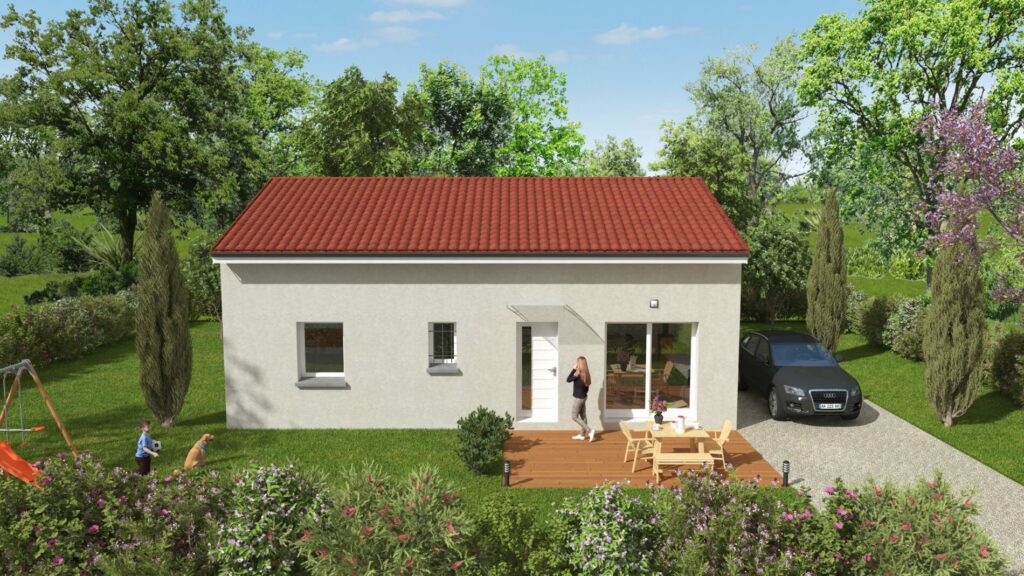 Projet construction maison à Roussillon de 80m2