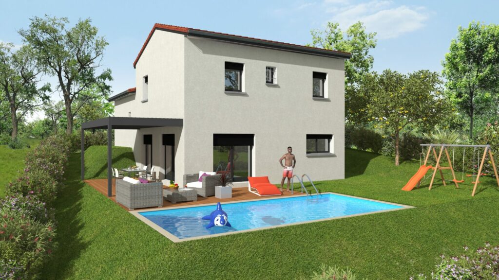 Projet construction maison à Bourg-Argental de 90m2