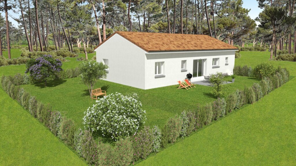 Projet construction maison à Saint Désirat de 85m2