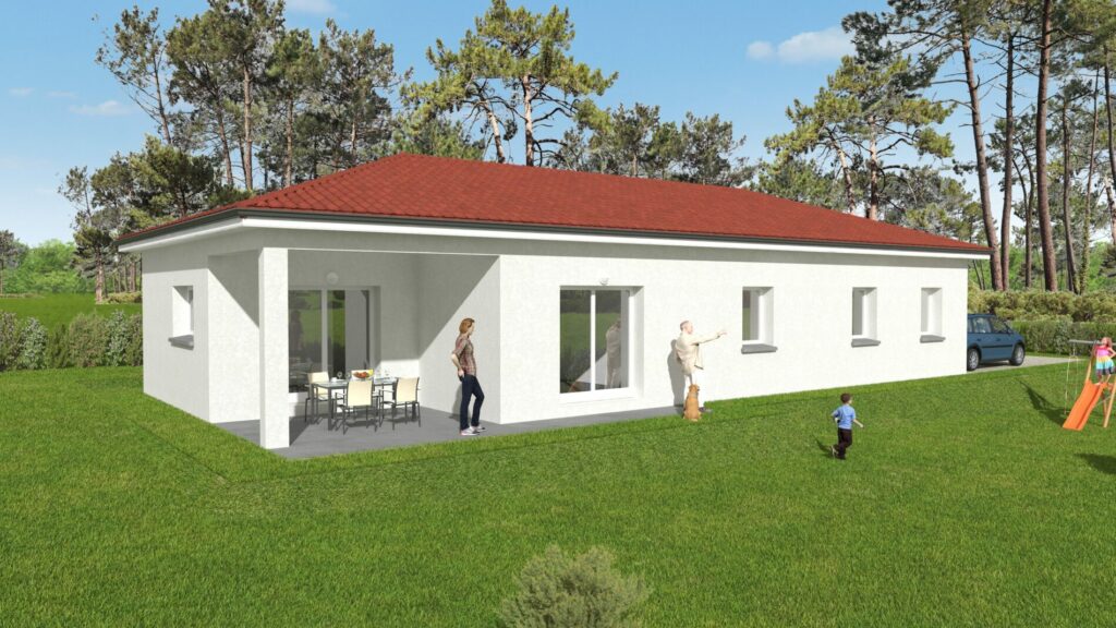 Projet construction maison à Vernosc les Annonay de 97m2