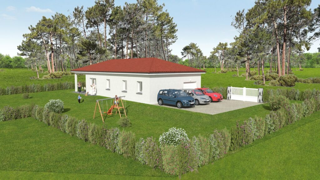 Projet construction maison à roisey de 90m2