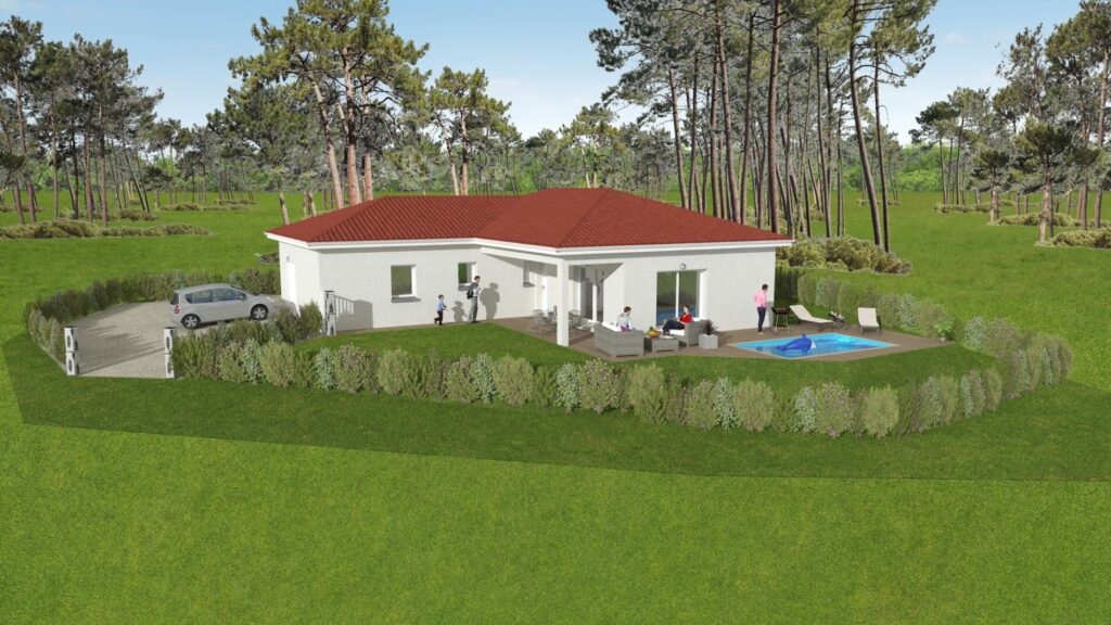 Projet construction maison à Boulieu-lès-Annonay de 100m2