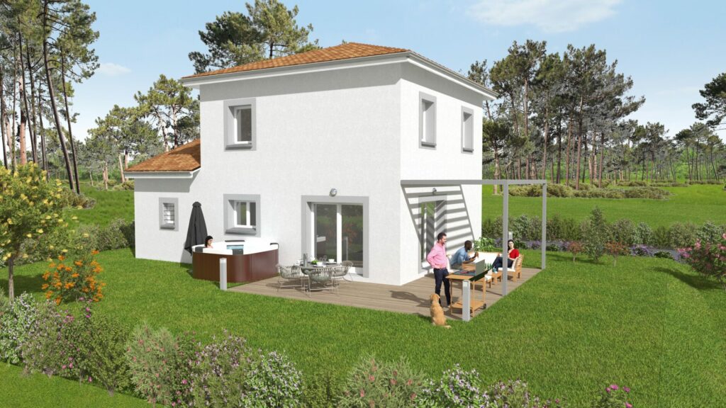 Projet construction maison à Saint Alban d'Ay de 87m2