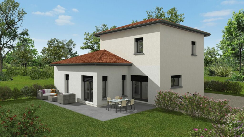 Projet construction maison à Anneyron de 98m2