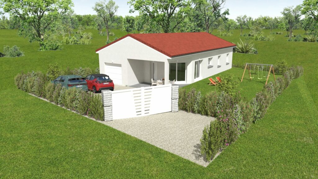 Projet construction maison à Anneyron de 90m2