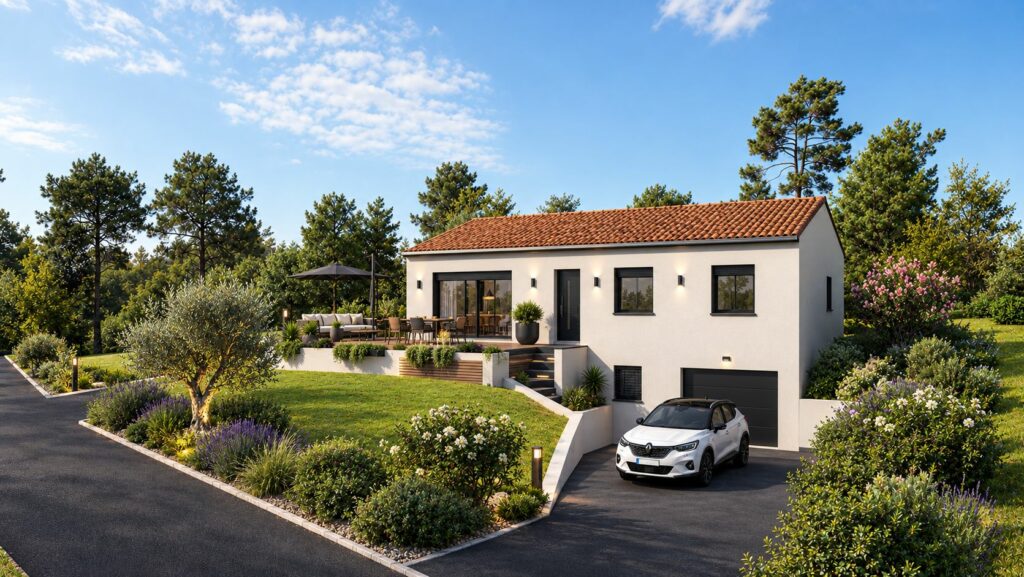 Projet construction maison à Pisieu de 90m2